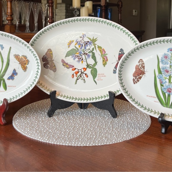 Portmeirion “Botanic Garden” bundle of three platters. Beautiful ❣️ - Picture 10 of 11